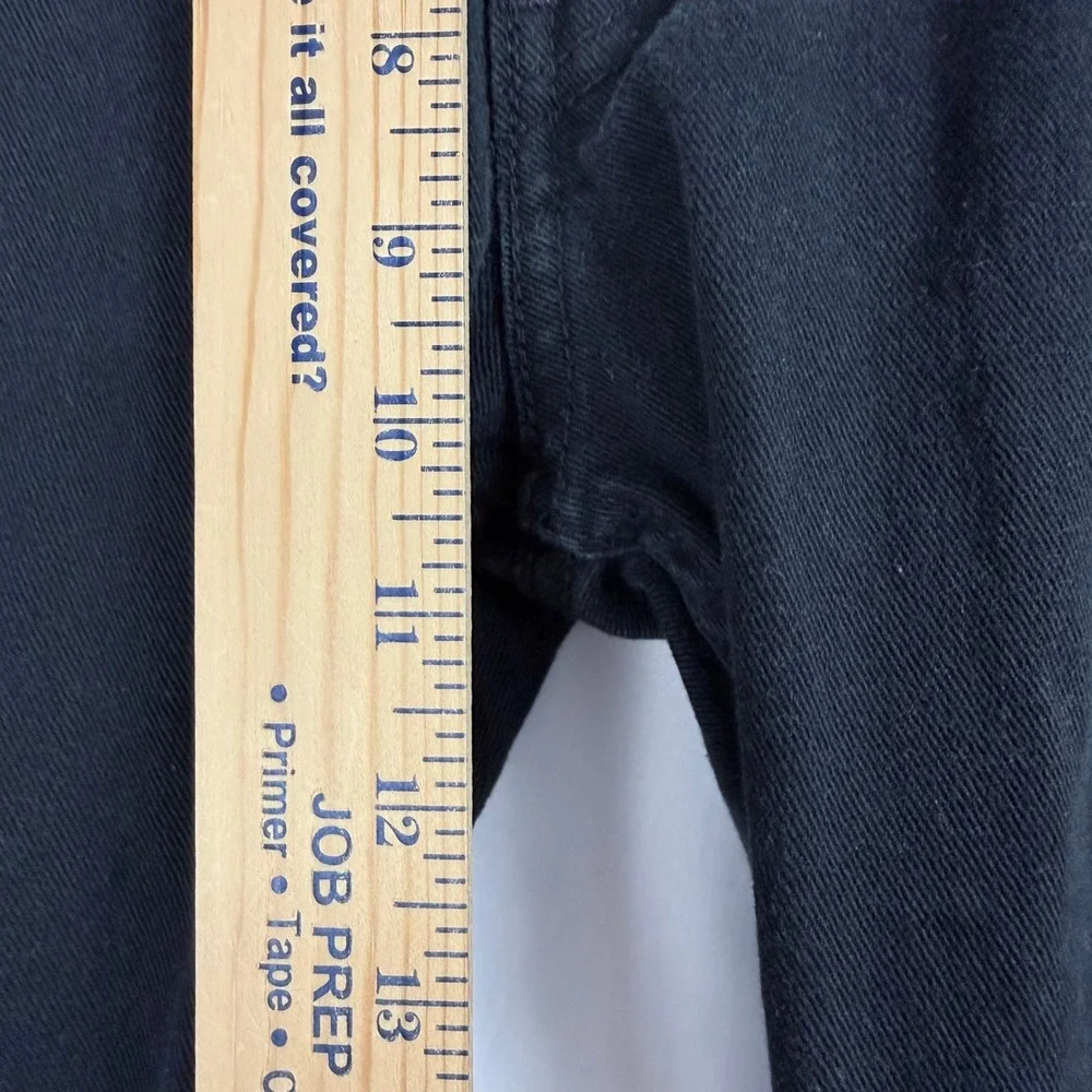 Levis 513‎ Slim Straight Jeans 34x32 Black Denim Gorpcore Minimalist Streetwear